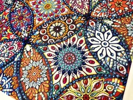 Vetpw 5d „pasidaryk pats“ mandala deimantų tapybos rinkinys, „pasidaryk pats“ specialios formos deimantais klijuojamas paveikslas, kalnų krištolo siuvinėjimas kryželiu, meno amatas deimantas namų sienų dekoravimui (30 x 30 cm)