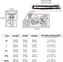 300d motociklo uždangalas, motociklo brezentas, lauko, atsparus žiemai, neperšlampamas Oxford motociklo garažo brezentas su 2 užrakto skylėmis, užraktas su slaptažodžiu (xl (230 x 95 x 125 cm), su užraktu su slaptažodžiu)