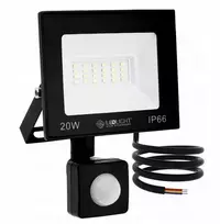 Led prožektorius su judesio davikliu, šaltai baltas, ip66 20w