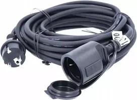As Schwabe 10m ilginamasis laidas H05rr-f 3g1,5 guminis Ip44, pagamintas Vokietijoje