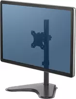 Fellowes Seasa monitoriaus laikiklis su stovu, reguliuojamo aukščio, ergonomiškas, skirtas 1 monitoriui iki 81,28 cm (32 colių), juodas