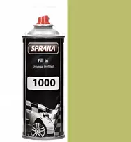 Ral 1000 alkidinis grunto emalis 2in1 pusiau matinis 16-40% lakas dažai purškiklis 400ml