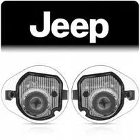 Logo projektorius led veidrodėlio lemputė pasveikinimo jeep cherokee 2016-2022