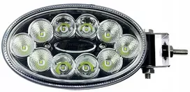 Darbinis žibintas 10 led 30w 12/24v su šoniniu laikikliu