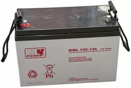 Akumuliatorius Mw Power Mwl 100-12h 12v 100ah varžtas M8