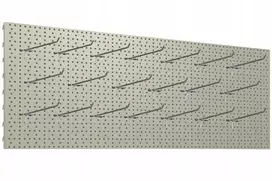 Keter Diy Ktd dirbtuvių lentyna 1000x400 kreminė + 20x vienas kabliukas L-200