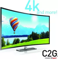 C2g 50615 didelės spartos hdmi į micro hdmi kabelis su ethernet, skirtas 4k įrenginiams, juodas (1,82 metro)