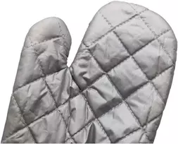 Tekline profesionalios karščiui atsparios medvilninės orkaitės pirštinės 25 x 16 cm patogios virtuvės pirštinės neslystančios aukšta temperatūra 250°