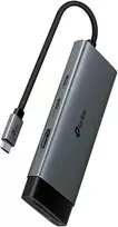 Tp-link Uh7020c usb c šakotuvas pd100w, 4k 60hz hdmi, 1 × usb c, 2 × usb a, sd ir microsd kortelės iki 200mb/s, suderinamas su macos, windows, linux, ipad os, ios, android, chromeos, nintendo