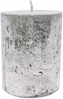 Dekoratyvinė žvakė Rustic sidabrinė Artman 9cm žvakutė