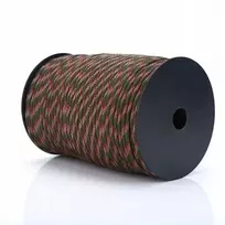 Virvė 550 paracord, tvirta, 9 gyslų, 4 mm, 100 m