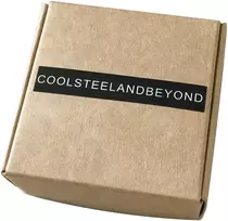 Laikrodis Coolsteelandbeyond Elegantiška pinta virvės tipo apyrankė aukso spalvos, reguliuojamo atviro galo dizainas, moterims, metalas, be brangakmenių