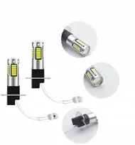 2x H3 12v 6500k Led automobilių lemputės, komplektas