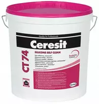 Ceresit Ct 74 25 kg baltas 1,5 mm silikoninis tinkas