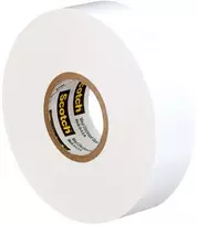 3m Scotch 80611211550 Vinyl Spalvota Izoliacinė Juosta, 19mm x 20m, Balta