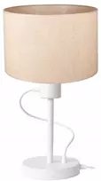 Modernus stalinė naktinė lempa boho jute led