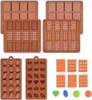 Uma silikoninė forma šokoladui, mini šokoladukams, pralinėms, želė, saldainiams, 3 vnt.
