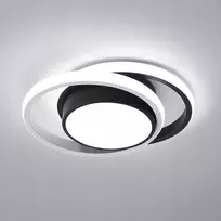 Comely led lubų šviestuvas juodas sieninis šviestuvas baltas ring modernus apvalus 6500k 32w