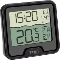 Tfa Dostmann 30.3066 Marbella belaidis baseino termometras, juodas