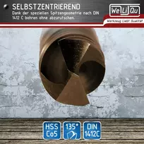 Weliqu Hss-e M35 Kobalto Grąžtų Rinkinys, 25 Vnt. (1-13 mm)