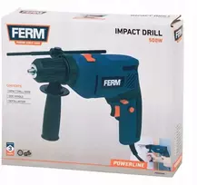 Velform Naujas smūginis gręžtuvas Ferm Powerline 500w, galingas