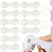 Safee Kids Safety spintelių užraktai, stalčių, durų apsauga nuo vaikų