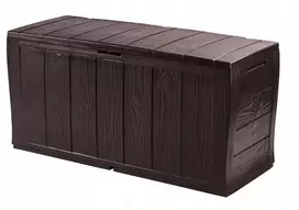 Lauko baldų komplektas Keter Sodo dėžė terasai Sherwood 270l
