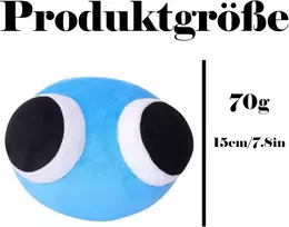 2 vienetų rinkinys Rainbow Friends Lookies, Rainbows Friends Chapter 2 minkšti žaislai, Rainbow Friend pliušinis žaislas berniukams ir mergaitėms, miela vaivorykštės minkšta kimštinė lėlė (spalva atsitiktinė)