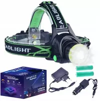 Galingas Led įkraunamas galvos žibintas Cob turistinis