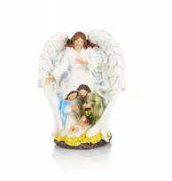 Kalėdinė prakartėlė - Šventoji Šeima - Angelas - 13 cm Js94100a