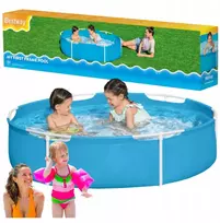 Bestway Mažas karkasinis baseinas vaikams, skirtas sodui 152x38 cm 580l, lengvas montavimas, tvirtas
