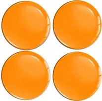 Biomar Labs 4 x 50 mm lipdukas 3d silikoninis oranžinis blizgus ratų gaubtams stebulės dangteliams ratų lipdukas stebulės dangtelis A 1550