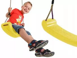 Sūpynių plastikinė lenta vaikams Sūpynių sėdynė 43502 geltona