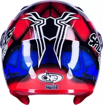 One by Camamoto | Spiderman šalmas vaikams, patvirtintas motociklams ir paspirtukams, dydis Xl (53-54 cm), mikrometrinis užsegimas, junior