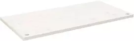 Rašomojo stalo stalviršis, baltas, 110x60x2,5cm, pušies masyvas