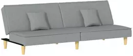 Fotelis Sofa-lova, šviesiai pilkos spalvos, audinys