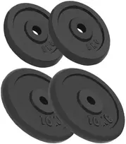 Svoriai, 4vnt., 2x10kg+2x5kg, ketus