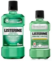 Dantų šepetėlis Listerine dantų ir dantenų skalavimo skystis 500 ml+ 250 ml