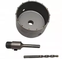 Deimantinė karūna mūrui ir betonui 100 mm su sds plus adapteriu