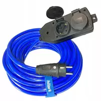 Guminis prailgintuvas 4 lizdai H07bq-f 3x2,5 Pur 10m