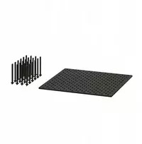 Ikea Uppdatera organizatorius stalčiui, antracitas, 60 cm