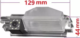 Hd 720p atbulinės eigos kamera, atspari vandeniui, naktinio matymo galinio vaizdo kamera, parkavimo pagalbos atbulinės eigos kamera, skirta renault logan renault sandero dacia sander stepway renault pulse 2013-2014