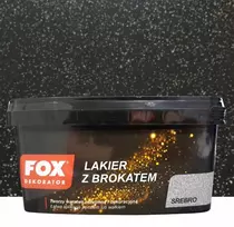 Fox Dekoratyvinis lakas su sidabriniais blizgučiais 1l