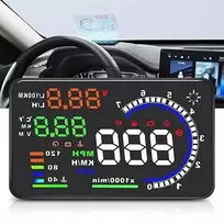 Automagnetola Priekinis automobilio stiklas Hud Head Up ekranas Obd2 5.5 colių projektorius Rpm Mph