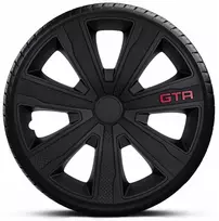 GÓRECKI 1 vnt. 15 colių ratų gaubtas Gtr Carbon Juodas