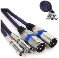 Htruiyaty 2 x xlr male į 2 x rca kabelį rca kabelis, hifi stereo audio jungties xlr patch kabelis mikrofono galios stiprintuvas 5 m