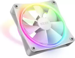 Nzxt f120 rgb duo - 120 mm dvipusis rgb ventiliatorius - 20 individualiai valdomų led - subalansuotas oro srautas ir statinis slėgis - fluid dynamic bearing guolis - pwm valdymas - baltas