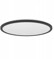 Eglo Led lubinis šviestuvas Plafon 50cm Ip44 2700/4000/6500k Juodas apvalus Rovito