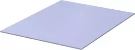 32f Terminės pagalvėlės 50 x 50 x 2 mm mėlynos Pt03 mėlyna > 4 W/m-k temperatūros diapazonas -40 + 250 °c silikoninė aušinimo pagalvėlė, 2 vnt.