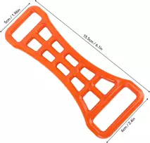 Noennull 2 dalių slidinėjimo batų sagties pagalbinis įrankis, batų sagties prailginimo įrankis, daugiafunkcinė slidinėjimo batų sagties tvirtinimo priemonė slidinėjimo entuziastams (oranžinė)